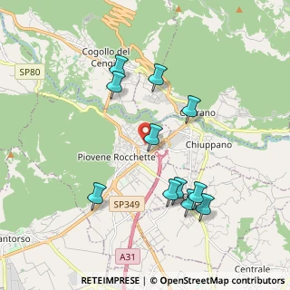 Mappa Via Caltrano, 36013 Piovene Rocchette VI, Italia (1.89909)