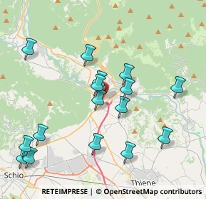 Mappa Via Caltrano, 36013 Piovene Rocchette VI, Italia (4.19)