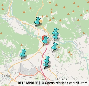 Mappa Via Caltrano, 36013 Piovene Rocchette VI, Italia (3.21182)