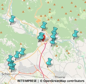 Mappa Via Caltrano, 36013 Piovene Rocchette VI, Italia (4.21714)