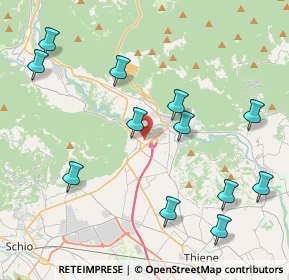 Mappa Via Caltrano, 36013 Piovene Rocchette VI, Italia (4.65)