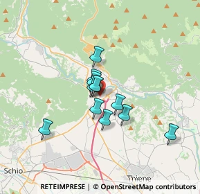 Mappa Via Caltrano, 36013 Piovene Rocchette VI, Italia (2.25833)