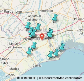 Mappa Eastgate Park, 30026 Portogruaro VE, Italia (10.22063)