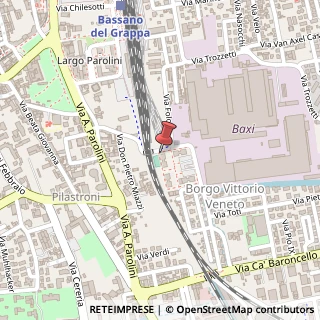 Mappa Largo Giorgio Perlasca, 3-4, 36061 Bassano del Grappa, Vicenza (Veneto)