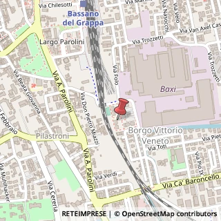Mappa Largo Giorgio Perlasca, 11, 36061 Bassano del Grappa, Vicenza (Veneto)