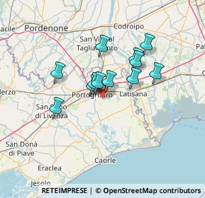 Mappa Via Zecchina, 30026 Portogruaro VE, Italia (10.2225)