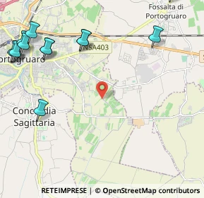 Mappa Via Zecchina, 30026 Portogruaro VE, Italia (3.10385)