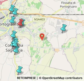 Mappa Via Zecchina, 30026 Portogruaro VE, Italia (2.87923)