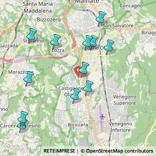 Mappa Via Piave, 21043 Castiglione Olona VA, Italia (2.29917)
