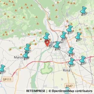 Mappa Via Cavallare, 36061 Bassano del Grappa VI, Italia (5.30462)
