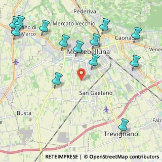 Mappa Via Tocchetto, 31044 Montebelluna TV, Italia (2.73077)