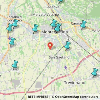 Mappa Via Tocchetto, 31044 Montebelluna TV, Italia (2.82833)
