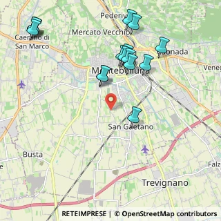 Mappa Via Tocchetto, 31044 Montebelluna TV, Italia (2.4)