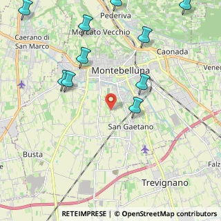 Mappa Via Tocchetto, 31044 Montebelluna TV, Italia (2.85273)