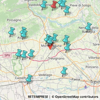 Mappa Via Tocchetto, 31044 Montebelluna TV, Italia (9.49)