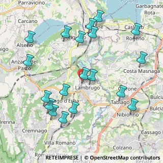 Mappa Via S. Giovanni Bosco, 22045 Lambrugo CO, Italia (2.31632)