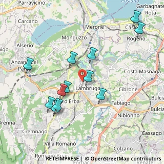Mappa Via S. Giovanni Bosco, 22045 Lambrugo CO, Italia (1.99333)