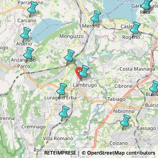 Mappa Via S. Giovanni Bosco, 22045 Lambrugo CO, Italia (3.09538)