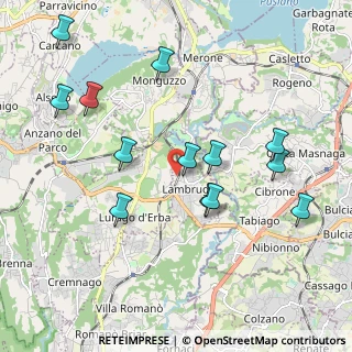 Mappa Via S. Giovanni Bosco, 22045 Lambrugo CO, Italia (2.07923)