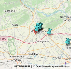 Mappa Via Ontani, 31044 Montebelluna TV, Italia (4.17833)