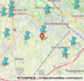 Mappa Via Ontani, 31044 Montebelluna TV, Italia (3.05273)
