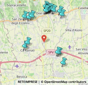 Mappa Via dell'Artigianato, 31010 Fonte TV, Italia (2.389)