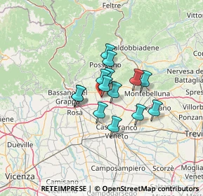 Mappa Via dell'Artigianato, 31010 Fonte TV, Italia (8.26)