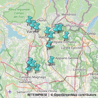 Mappa Via Briere, 21040 Venegono Superiore VA, Italia (7.13857)