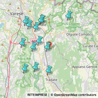 Mappa Via Briere, 21040 Venegono Superiore VA, Italia (4.29308)
