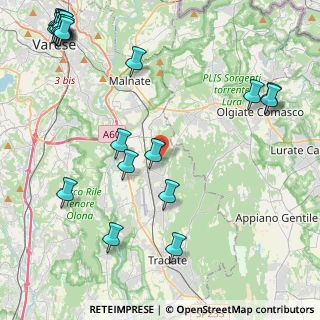 Mappa Via Briere, 21040 Venegono Superiore VA, Italia (6.12)