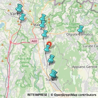 Mappa Via Briere, 21040 Venegono Superiore VA, Italia (4.76462)