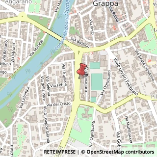Mappa Viale A. De Gasperi, 80, 36061 Bassano del Grappa, Vicenza (Veneto)
