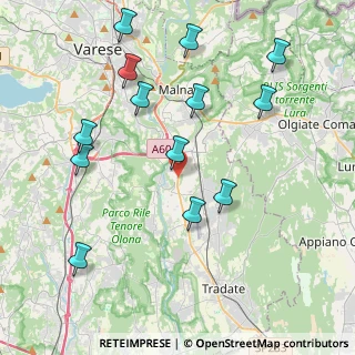Mappa Via Battisti Cesare, 21043 Castiglione Olona VA, Italia (4.46154)
