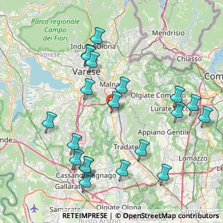 Mappa Via Battisti Cesare, 21043 Castiglione Olona VA, Italia (9.2475)