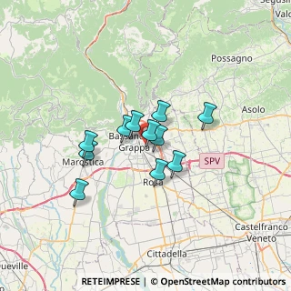 Mappa Via Luigi Manara, 36061 Bassano del Grappa VI, Italia (4.73273)