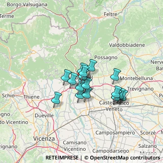 Mappa Via Luigi Manara, 36061 Bassano del Grappa VI, Italia (9.68059)