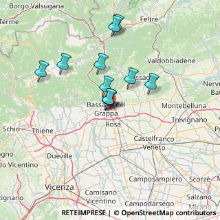 Mappa Via Luigi Manara, 36061 Bassano del Grappa VI, Italia (11.71636)