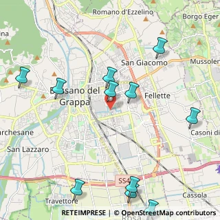 Mappa Via Luigi Manara, 36061 Bassano del Grappa VI, Italia (2.7875)