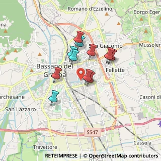Mappa Via Luigi Manara, 36061 Bassano del Grappa VI, Italia (1.3)