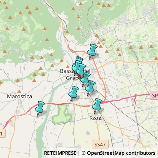 Mappa Via G. Sterni, 36061 Bassano del Grappa VI, Italia (1.95091)