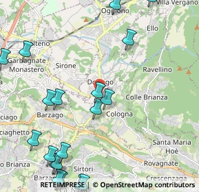 Mappa Via Milano, 23884 Castello di Brianza LC, Italia (2.9635)