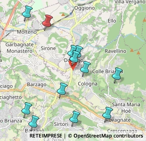 Mappa Via Milano, 23884 Castello di Brianza LC, Italia (2.15)