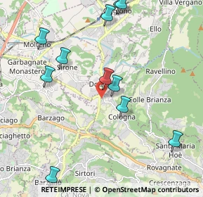 Mappa Via Milano, 23884 Castello di Brianza LC, Italia (2.30455)
