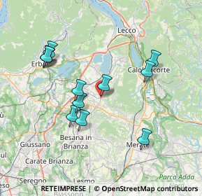Mappa Via Milano, 23884 Castello di Brianza LC, Italia (7.18333)