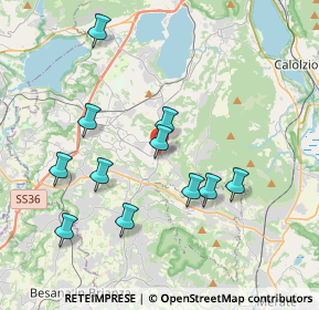 Mappa Via Milano, 23884 Castello di Brianza LC, Italia (3.73091)