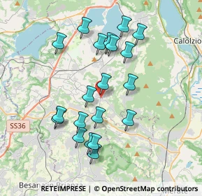 Mappa Via Milano, 23884 Castello di Brianza LC, Italia (3.562)