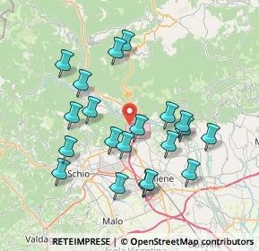 Mappa Via Ferrari, 36013 Piovene Rocchette VI, Italia (7.244)