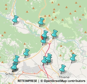 Mappa Via Ferrari, 36013 Piovene Rocchette VI, Italia (4.706)