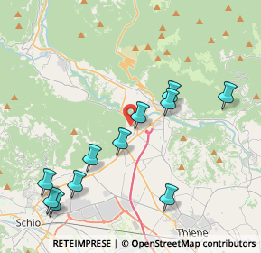 Mappa Via Ferrari, 36013 Piovene Rocchette VI, Italia (4.37)