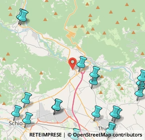 Mappa Via Ferrari, 36013 Piovene Rocchette VI, Italia (6.4705)